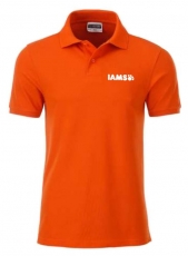 T067239 IAMS Poloshirt Herren orange L